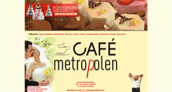 Desktop Screenshot of cafe-metropolen.de