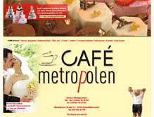 Tablet Screenshot of cafe-metropolen.de